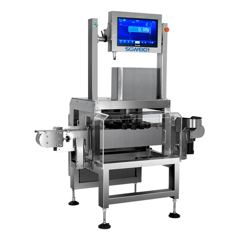 Small Diameter Bottle High Speed Weighing Rotary Check Weigher for Cosmetics