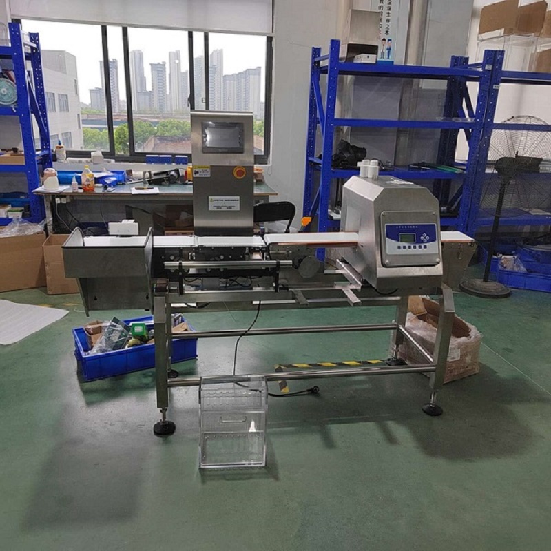 Conveyor Metal Detector Combined With Check Weigher for Food Industry