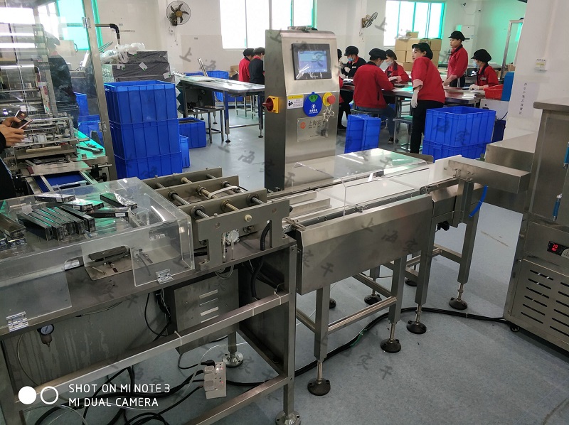 180g Canned/Bagged Lunch Meat High Precision Check Weigher Machine