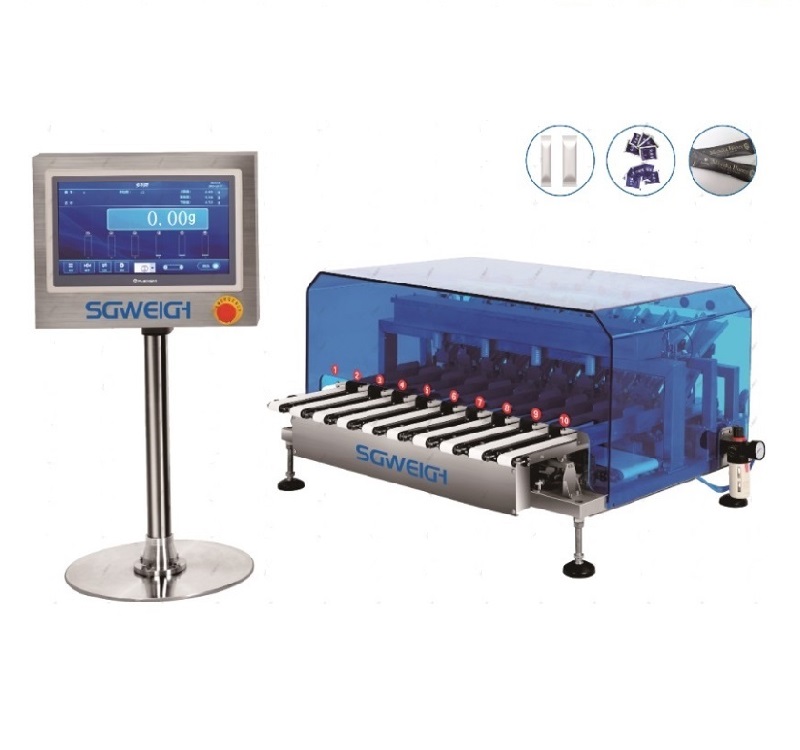 Super-Efficient Strip Pack Energy Bar Multi-lane Check Weigher for Snack Food in Packing Line